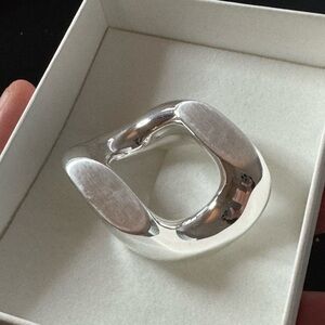 NIB COS Silver Brooch Pin